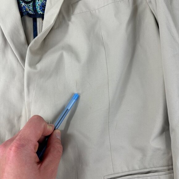 Robert Graham Tan Classic Fit Blazer Men’s Size 42 - Picture 10 of 15